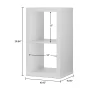 Better Homes & Gardens 2 Cube Storage Organizer, White Texture - Image 3