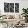 2 ft. x 4 ft. Sanibel Black Polypropylene Decorative Screen Panel - Image 2