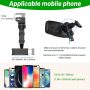 360° Car Phone Holder Rotatable And Retractable Rearview Mirror Universal Mount - Image 6