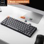 Keychron - K3 Max 75% Custom Wireless RGB Mechanical Keyboard with Programmable QMK/VIA Hot-Swappable Red Switch - Black - Image 2