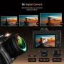 ACTITOP 5K Digital Camera Autofocus 16x 48 MP Vlogging Camera for YouTube DSLR Video Cameras With 32G SD Card, Black - Image 6