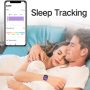 Smart Watch for Women and Men 1.69 inch Touch Screen Fitness Tracker Watch IP67 Waterproof Smartwatch with Heart Rate and Sleep Monitor, Step Counter Sport Running Watch for Android and iOS(Pink) - Image 6