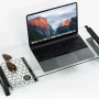 Mount-It! Glass Monitor Riser | Fits 13"-27" Screens 20LBS Capacity | 3 USB Hub Ports - Image 2