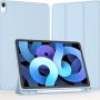 iMieet iPad Air 11 Inch Case M4/M3/M2(2026/2025/2024), iPad Air 5th/4th Generation Case 2022/2020 10.9 Inch with Pencil Holder,Trifold Stand Smart Case with Soft TPU Back(Sky Blue) - Image 2