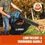 SENIX 120 Volt Max* 12 Amp Corded 3-in-1 Leaf Blower w/Vacuum/Mulcher, Up to 420 CFM and 179 MPH, BLVE12-M - Image 3
