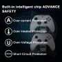 Controller Charger Dock Station for Xbox One, Fast-Speed Dual Charging Dock/Headset Controller Stand- Included 2x850 mAh Rechargeable Battery Packs (White) - Image 6