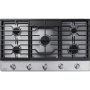 Samsung - 36" Built-In Gas Cooktop with 5 Burners - Stainless Steel - Image 1
