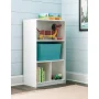 KidSpace 24 in. W x 41 in. H White 2-Cube 2-Shelf Storage Organizer - Image 2