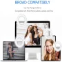 Upgrade 3200K-6500K LED Clip Ring Light 40 LED Lamp Selfie Fill Lights For iPhone Andriod Mobile Phone USB Charge Enhancing Lamp - Image 5