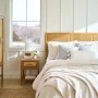 Better Homes & Gardens Springwood Caning Storage Accent Cabinet, Light Honey Finish - Image 2