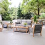 Wallace Rectangular Teak Outdoor Coffee Table , 50.5'' in. W 24.5'' in. D - Image 4
