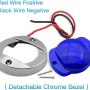 10Pcs Blue DC 12V 3 Inch Round Marine Boat Interior Lights Transom Mount Led Stern Anchor Lights LED Night Fishing Lights IP67 Waterproof Deck LED Courtesy Light - Image 5