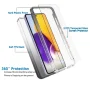 Galaxy A52 5G Case Clear, (2 Pack) Temerped Glass Screen Protector for Galaxy A52 5G 6.5" 2021, Njjex Crystal Clear Shock Absorption Technology Bumper Soft TPU Cover Case -Black - Image 4