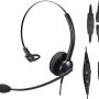 Beebang Cell Phone Headset with Noise Canceling Microphone 3.5mm Phone Headset with Volume Control and Mic Mute for iPhone Samsung Galaxy Huawei BlackBerry Mobile Phone iPad Laptops MAC PC Skype - Image 2