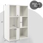 3-Tier 6 Cube Freestanding Bookcase with Anti-toppling Device - Image 4