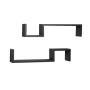 Taylorsville Asymmetrical Floating Shelves - Image 1