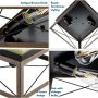 Briarwood Collection Antique Bronze Two-Light Farmhouse Flush Mount Ceiling Light - Image 5