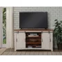 Toas White Metal TV Stand Fits TVs Up to 70 in. with Adjustable Shelves - Image 6