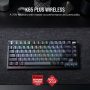 CORSAIR - K65 PLUS RGB 75% Wireless Mechanical Pre-Lubricated MLX Red Linear Switch Gaming Keyboard with Hot-Swappable Switches - Black/Gray - Image 2