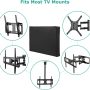 SunPatio Outdoor TV Cover Waterproof and Weatherproof, TV Screen Protector for 30-32 inch TV, Fits Most TV Mounts and Stands, with Built-in Remote Pocket for Outside LED LCD Flat Screen TVs, Black - Image 4