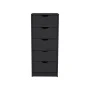 Dresser Kamran, Five Drawers Narrow, Black Wengue Finish - Image 3