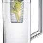 Samsung - 36 in. Wide BESPOKE 24 cu. ft. 3-Door French Door Counter Depth Smart Refrigerator with AutoFill Water Pitcher - Stainless Steel - Image 3