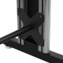 Gaming Desk, Computer Desk 25" x 58" Student PC Desk Office Desk Extra Large Modern Ergonomic Gaming Style Table Workstation - Black and Grey Frame - Black Top - by BenchPro - Image 4