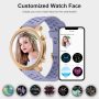 Bluetooth Call Smartwatch for Women Fitness Tracker Watch with Heart Rate and Sleep Monitor IP67 Waterproof Activity Tracker Pedometer Watches Compatible with iPhone Android Phones (Violet) - Image 4