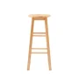 Lopes 29 in. Natural Backless Wood Bar Stool with Wood Seat - Image 6