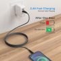 Bawanfa Long iPhone Charger Cord 16FT/5M [Apple MFi Certified] Lightning Cable Extra Long Nylon Braided Fast Charger Cable 2.4A for iPhone 12 11 Pro X XS Max XR 8 7 6s 6 Plus SE,Black - Image 3