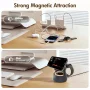 5 in 1 Wireless Charging Station, 15W Fast Charging Wireless Charger for iPhone AirPods iWatch With MagSafe,Bluetooth Speakers,Mushroom Light Compatible with iPhone 8 and above Series - Image 3