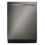 LG - FlushFit 24-inTop Control Smart Built-In Stainless Steel Tub Dishwasher with 3rd Rack, 1-Hour Wash and Dry, 46dBA - Black Stainless Steel - Image 1