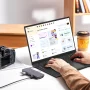 SANPTENT 16 inch Windows 11 Pro Laptop 16GB RAM 512GB SSD with 4 Core Intel Alder Lake N95, 1920x1200 FHD IPS Screen, FingerPrint, Backlit Keyboard, Ultra Thin and Light - Image 2