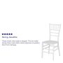 White Resin Chiavari Chairs (Set of 2) - Image 6
