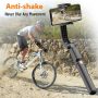 Gimbal Stabilizer for Smartphone with Extendable Selfie Stick and Tripod, 1-Axis Multifunction Remote 360°Automatic Rotation, Auto Balance for iPhone/Android Black - Image 3