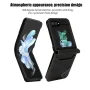 Dteck Samsung Galaxy Z Flip 5 Wallet Case with Card Holder, Premium PU Leather Phone Case Shockproof Protective Pocket Girls Women Boys Men Flip Case for Samsung Galaxy Z Flip5 5G,Black - Image 2