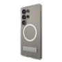 ZAGG - Crystal Palace Snap MagSafe Compatible Case w/ Kickstand for Samsung S25 Ultra - Clear - Image 3
