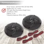 Pyle PLMRS43BL 4" Waterproof Low Profile Marine Speakers, Black (2 Pack) - Image 4
