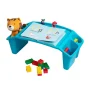 22.25 in. Rectangle Blue Plastic Portable Kids Lap Desk Activity Tray - Image 5