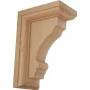 2-1/2 in. x 6 in. x 4 in. Alder Small Thompson Bracket - Image 1
