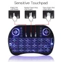 2.4G Air Mouse with Touchpad Keyboard i8 Arabic French Spanish Russian Backlit Mini Wireless Keyboard for PC Android TV Box - Image 3