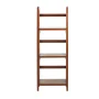 Casual Home 3 Shelf 14 Inch Folding Office Furniture Wood Bookcase, Mahogany - Image 5