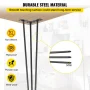 Hairpin Table Legs 20 in. Black Set of 4 Desk Legs Each 220 lbs. Load Capacity Heavy-Duty Furniture Legs for Bench Desk - Image 4