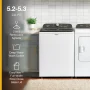 Whirlpool - 5.3 Cu. Ft. High Efficiency Top Load Washer with 2 in 1 Removable Agitator - White - Image 3