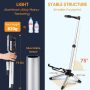 CAHAYA Guitar Stand Floor for Acoustic Electric Guitars and Bass Adjustable Heig - Image 2