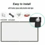 Portable Foldable Projector Screen 60 in 16:9 HD Outdoor Home Cinema Theater 3D Movie - Image 5