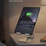 Tablet Stand Adjustable, Lamicall Phone Stand : Desktop Stand Holder Dock Compatible with Phone Xs Max XR, New iPad 2018 Pro 9.7, 10.5, Air Mini 2 3 4, Kindle, Accessories, Tab (4-13 inch) - Silver - Image 3