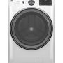 GE - 5.0 Cu. Ft. Stackable Smart Front Load Washer with Steam, SmartDispense and Odorblock Ultra Fresh Vent System - White - Image 1