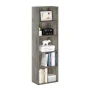 Furinno Luder 5-Tier Reversible Color Open Shelf Bookcase, French Oak - Image 4