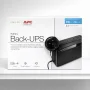 APC UPS 450VA Battery Backup Surge Protector, BN450M Backup Battery Power Supply, 6 Outlets - Image 4